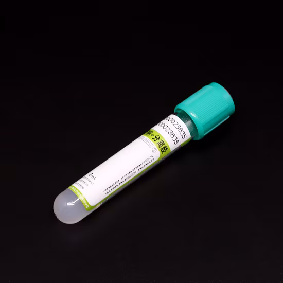 Suministros médicos desechables Certificado CE ISO Tapa morada o lavanda Pet o vidrio EDTA K2 K3 Tubo de recolección de sangre al vacío