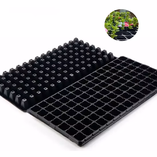 Bandejas de plántulas de material de PVC de bajo costo