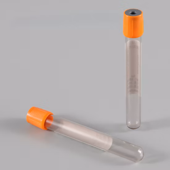 Tubo de cristal púrpura disponible médico del EDTA K2 K3 del animal doméstico de la colección de sangre del vacío del casquillo